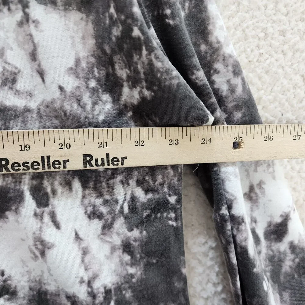 ANNE KLEIN Tie Dye Pajama Top Women's XL Grey Round Neck Long Sleeve Pullover - Picture 9 of 15
